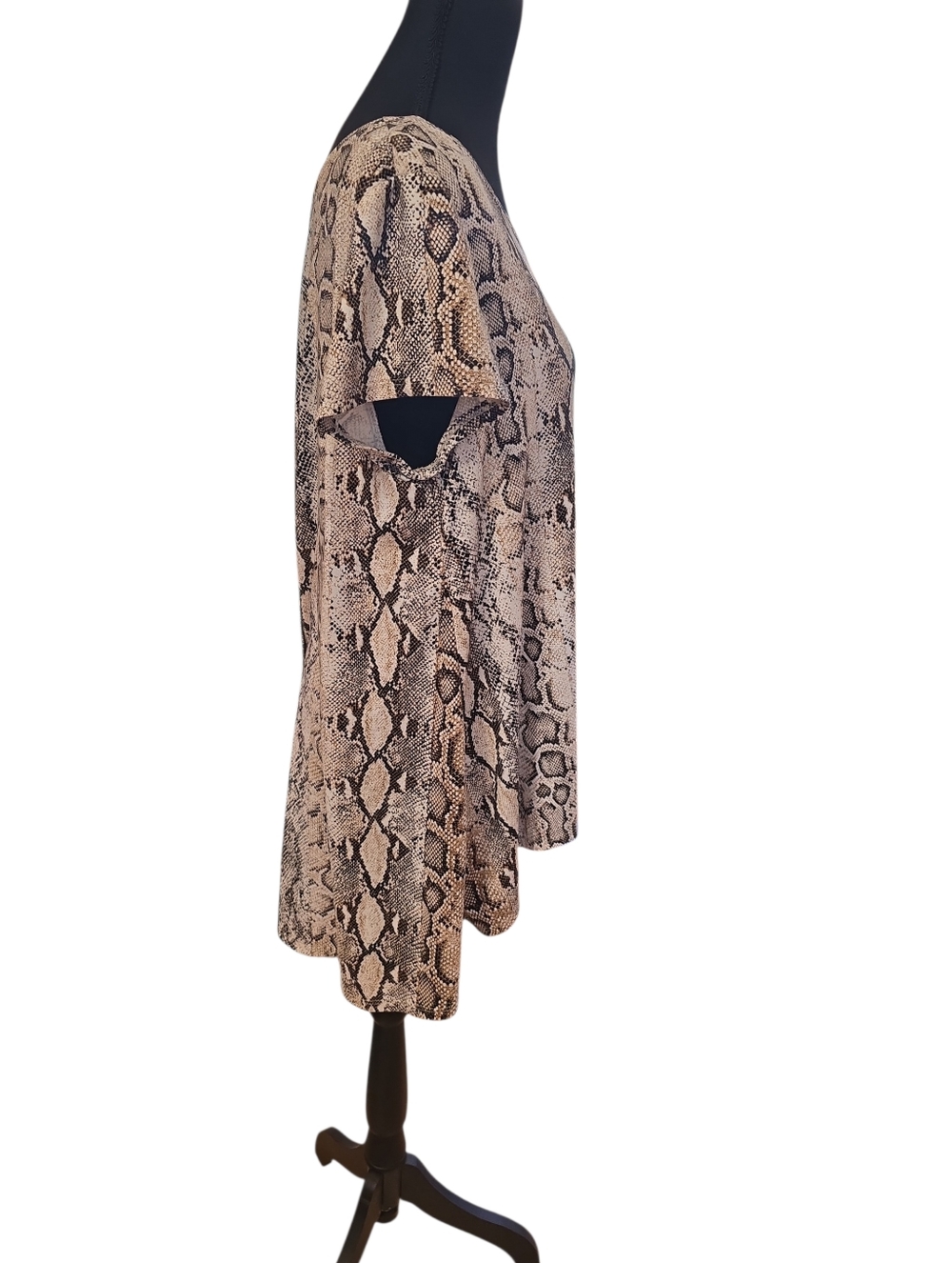 Coin 1804 Snakeskin Print Short Sleeve Tunic L - Picture 4 of 5
